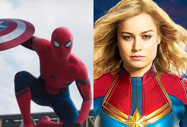 SpiderMan y Capitana Marvel estarían conectados según